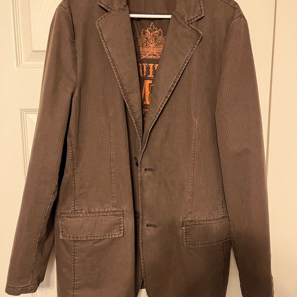 Mens Mossimo jacket. Brown, size large.